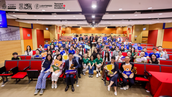 The HKU Academy for the Talented (HKU AcT), in partnership with LIGHTSPEED STUDIOS and Tencent WeTech Academy, successfully concluded the “AI Adventures: When AI Meets Games” programme.